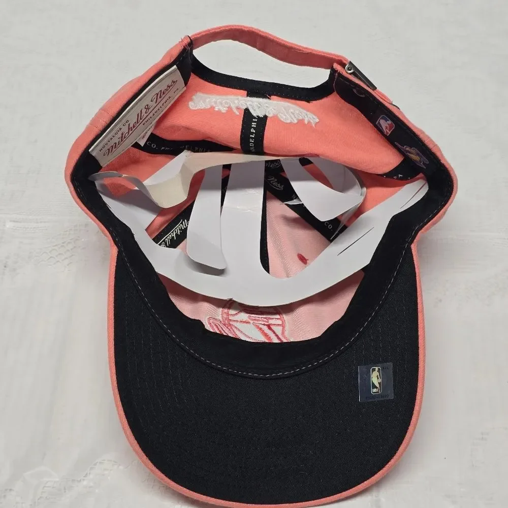 Los Angeles Lakers NBA Mitchell & Ness Coral Cap NEW Unisex